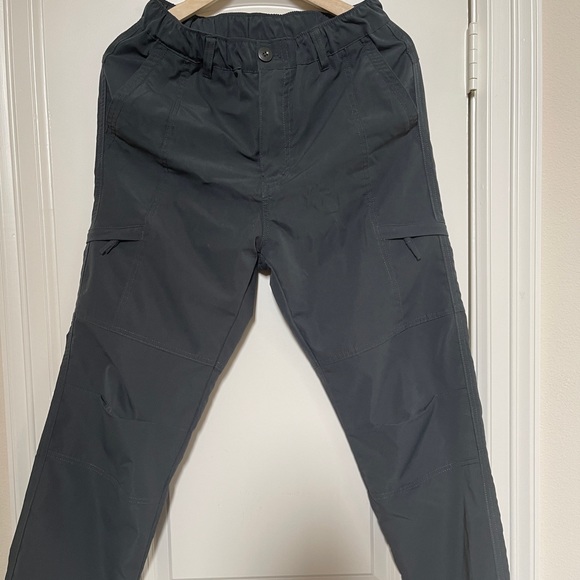 Unisex hiking pants slate color wind water resistant new - Picture 1 of 6